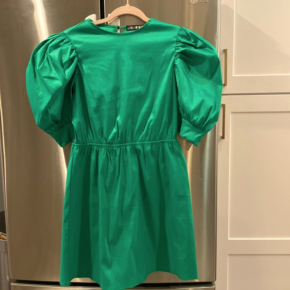 Girl in Mind Emerald Green MIDI Dress, Size 8